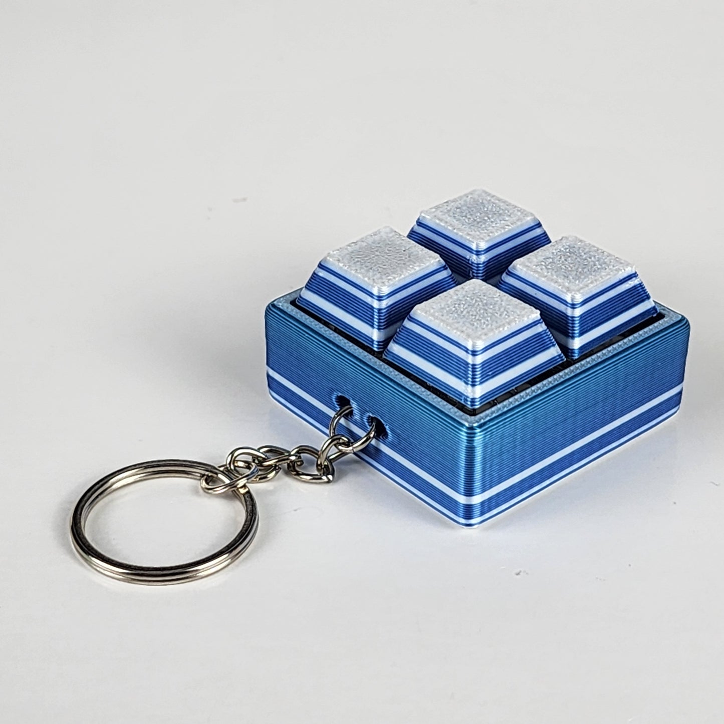 Fidget Clicker 4 Square - Blue