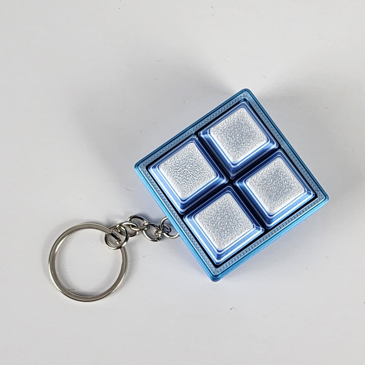 Fidget Clicker 4 Square - Blue